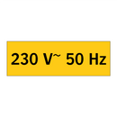 230 V~ 50 Hz
