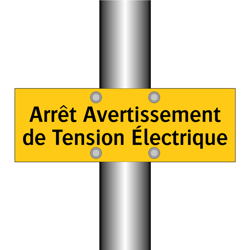 Arrêt Avertissement de Tension Électrique