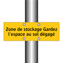 Zone de stockage Gardez l'espace au sol dégagé