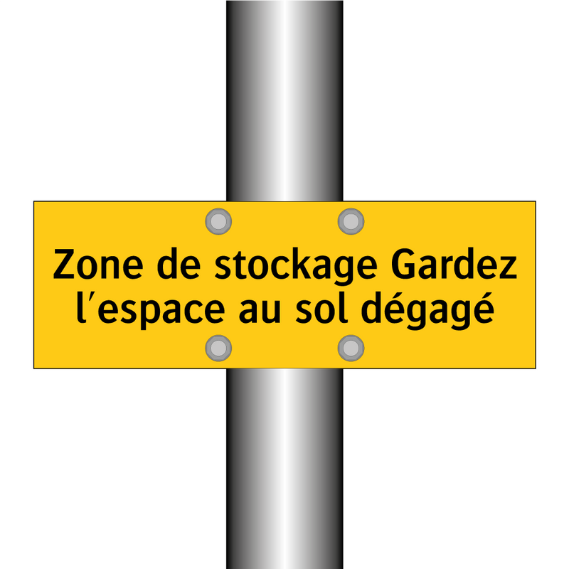 Zone de stockage Gardez l'espace au sol dégagé