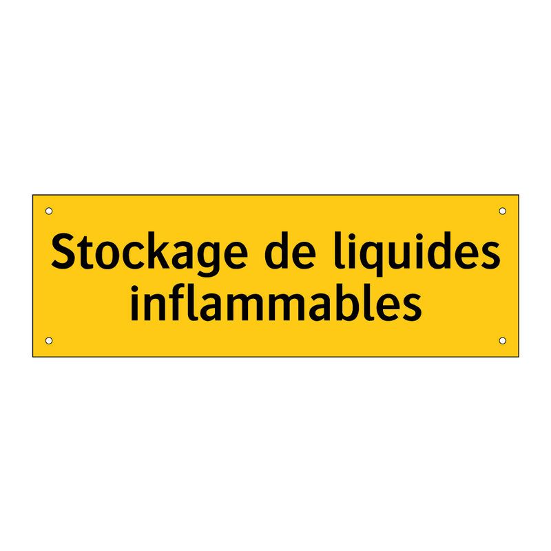 Stockage de liquides inflammables