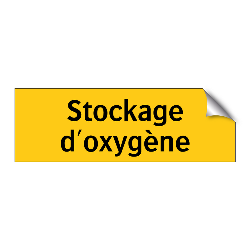 Stockage d'oxygène