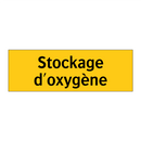 Stockage d'oxygène