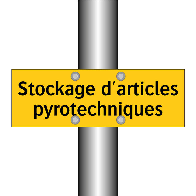 Stockage d'articles pyrotechniques