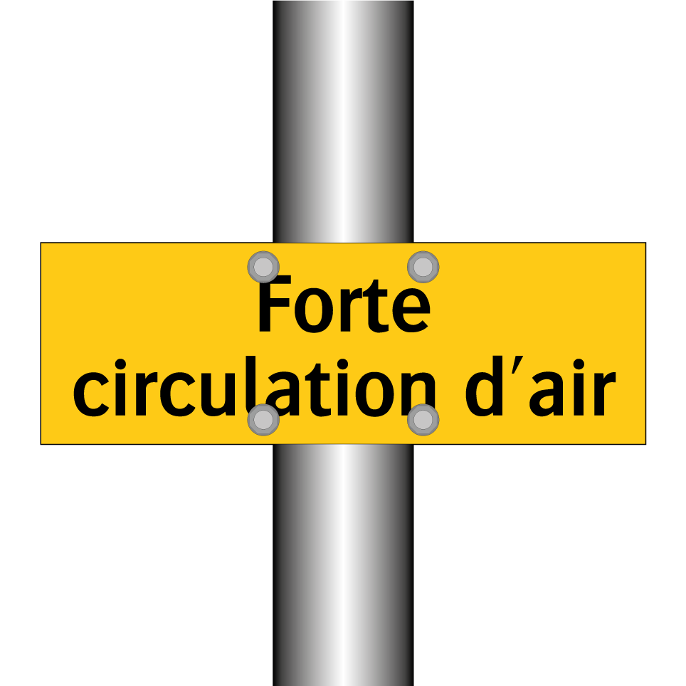 Forte circulation d'air