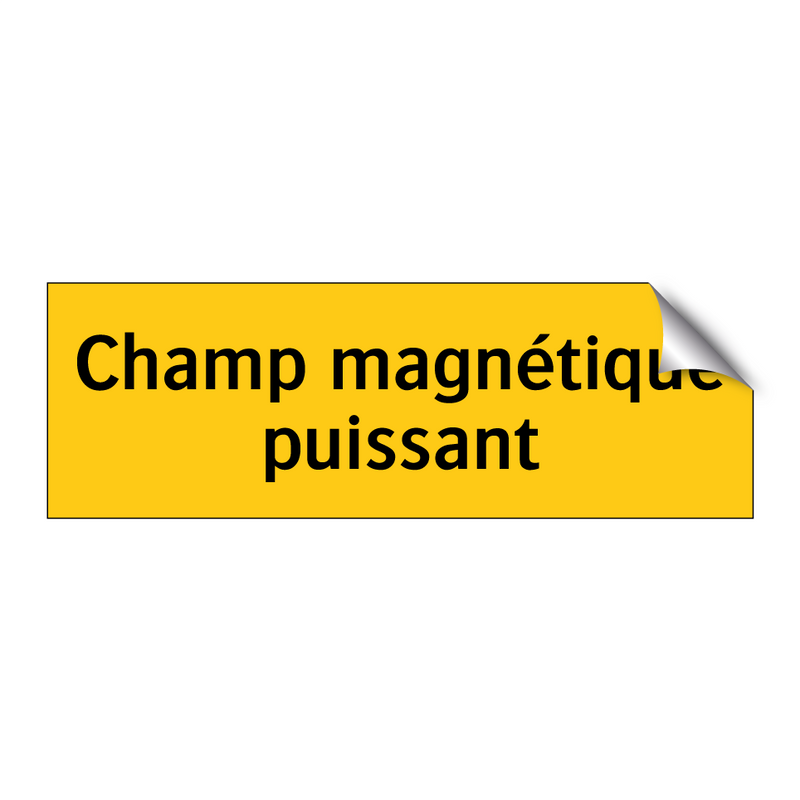 Champ magnétique puissant