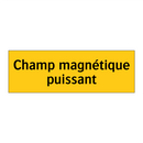 Champ magnétique puissant