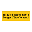 Risque d'étouffement ! Danger d'étouffement !