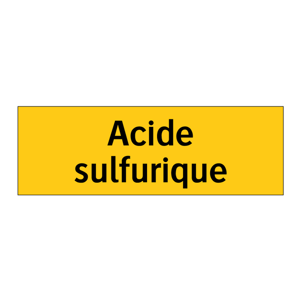 Acide sulfurique