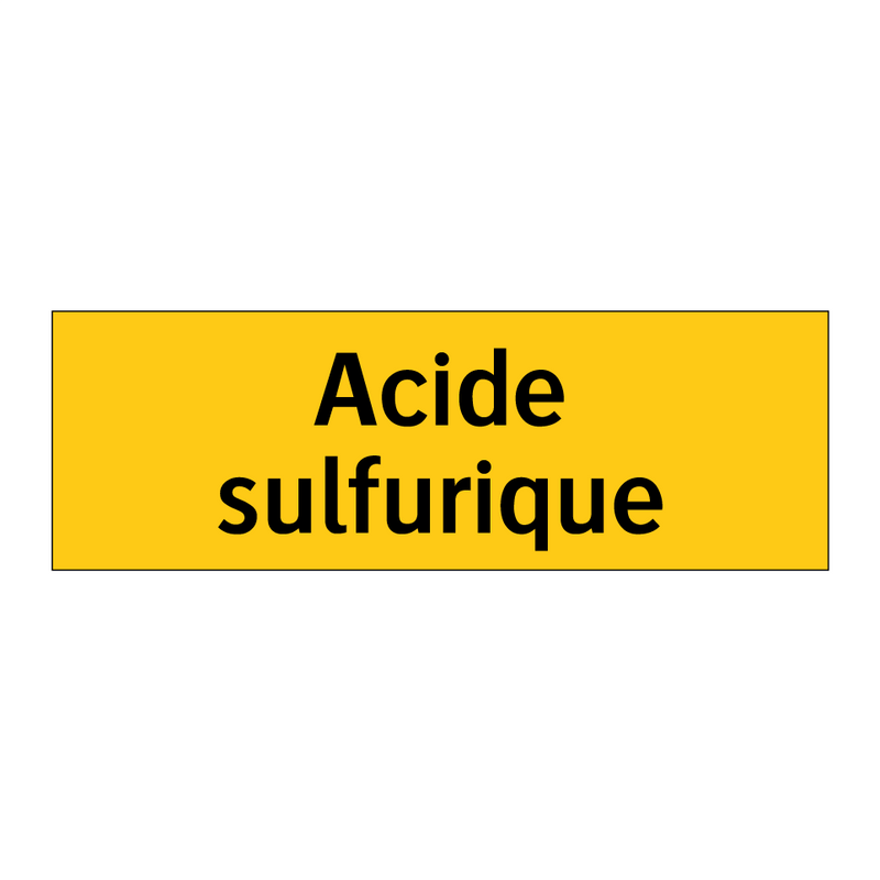 Acide sulfurique