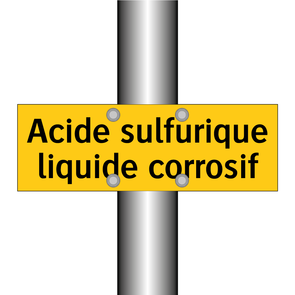 Acide sulfurique liquide corrosif