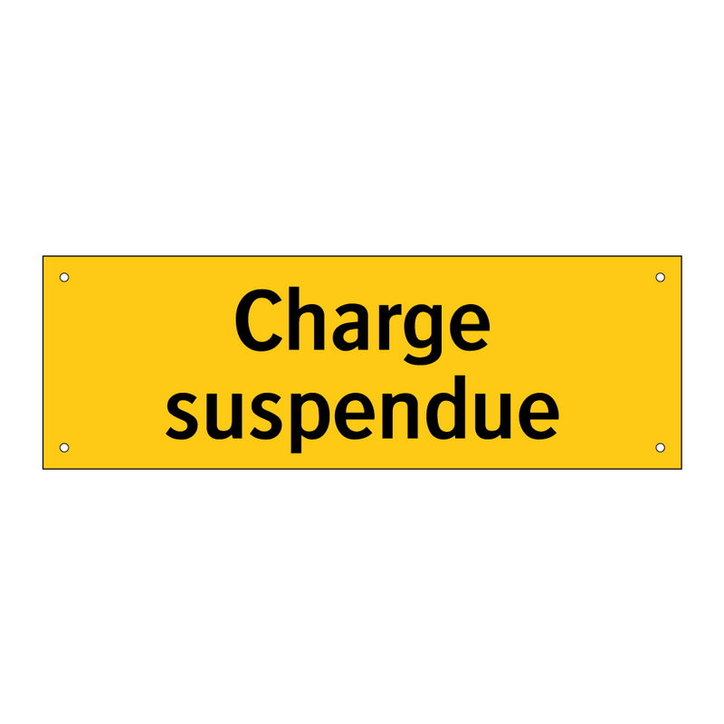 Charge suspendue