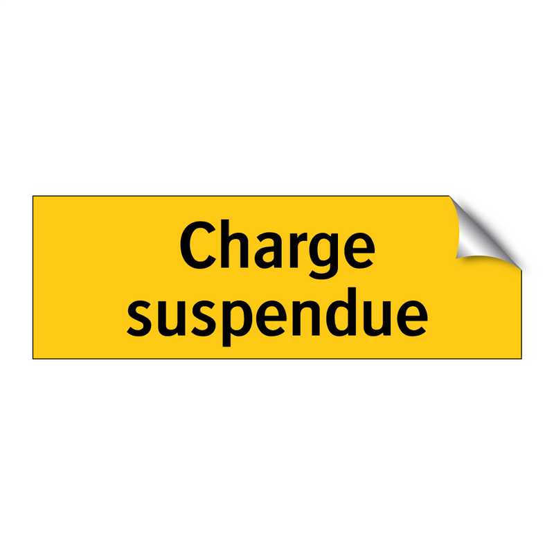 Charge suspendue