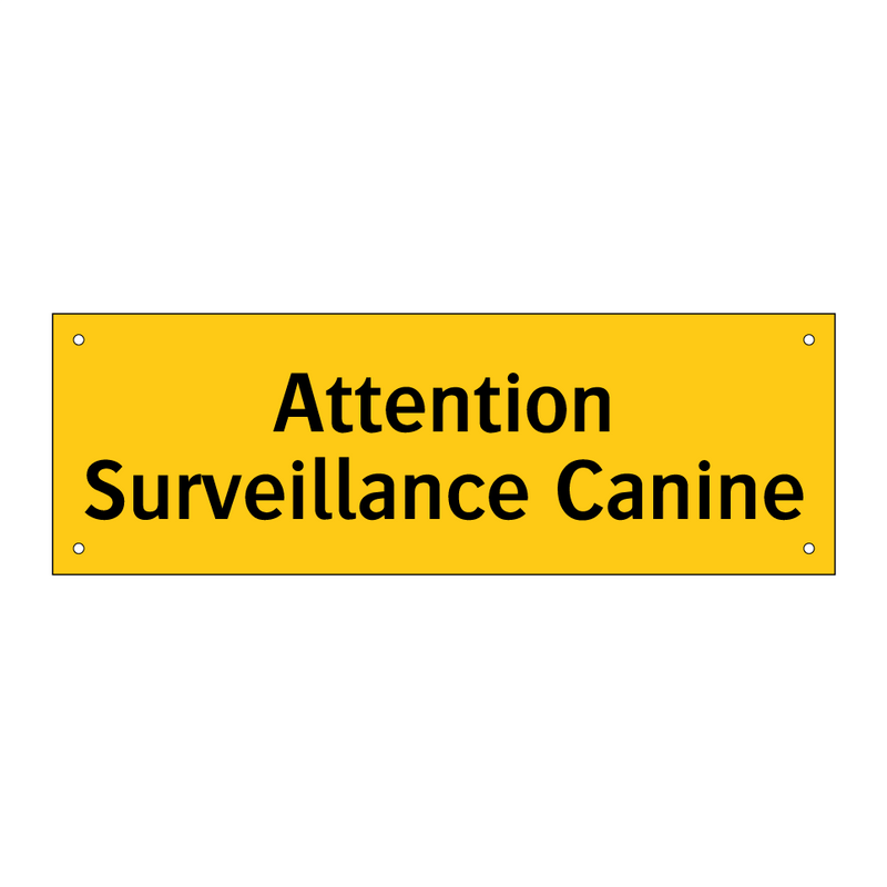Attention Surveillance Canine