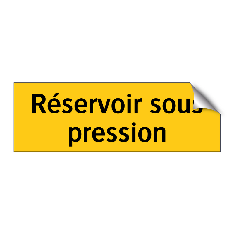 Réservoir sous pression