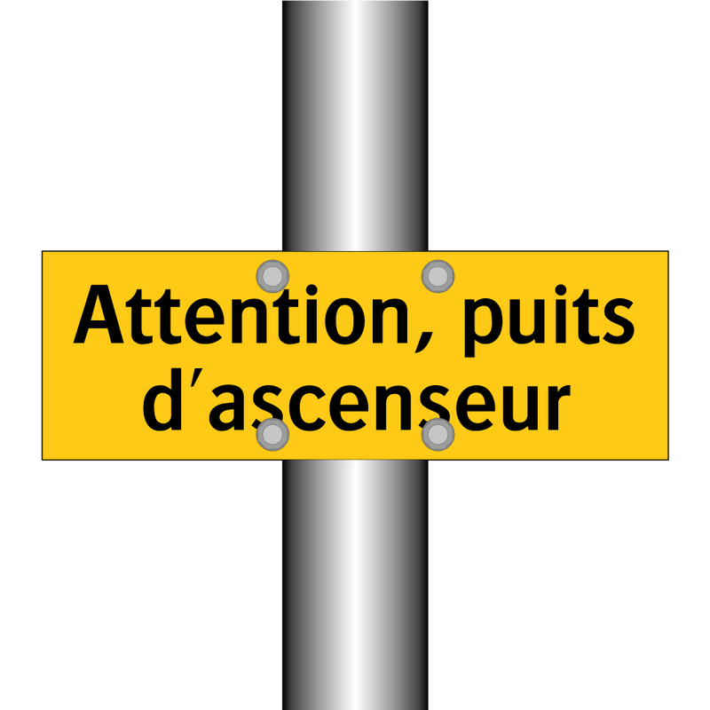 Attention, puits d'ascenseur