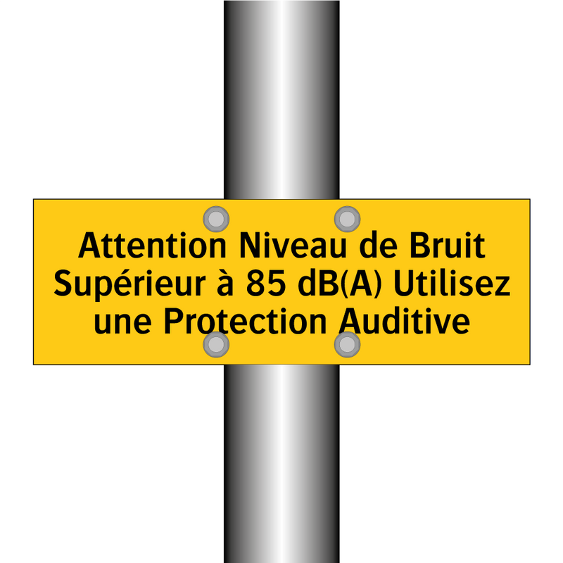 Attention Niveau de Bruit Supérieur à 85 dB(A) Utilisez une Protection Auditive
