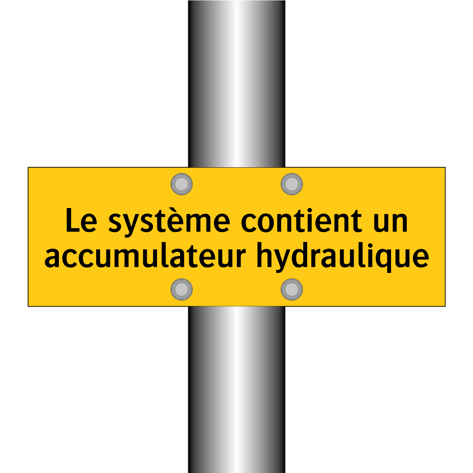 Le système contient un accumulateur hydraulique