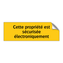 Cette propriété est sécurisée électroniquement