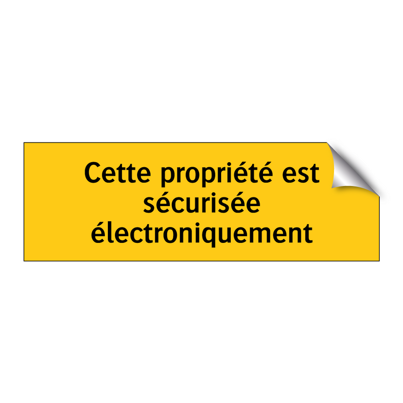 Cette propriété est sécurisée électroniquement