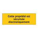 Cette propriété est sécurisée électroniquement