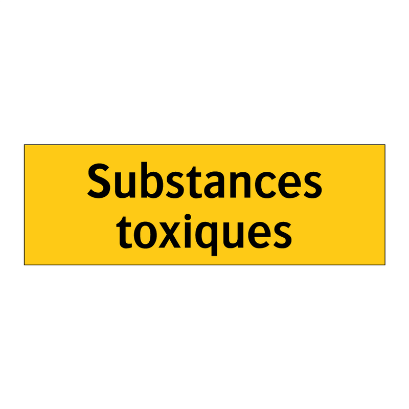 Substances toxiques