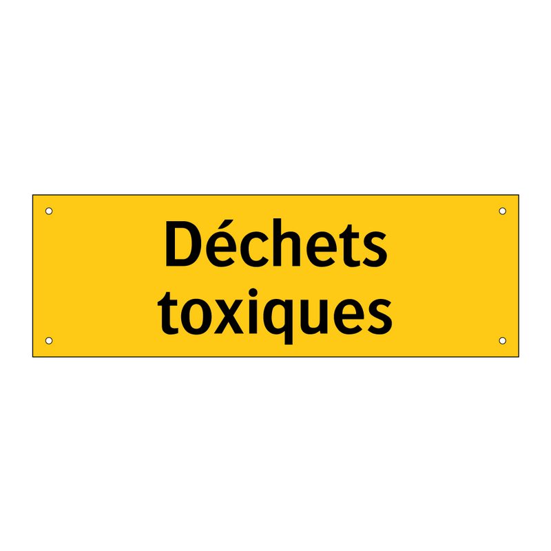 Déchets toxiques