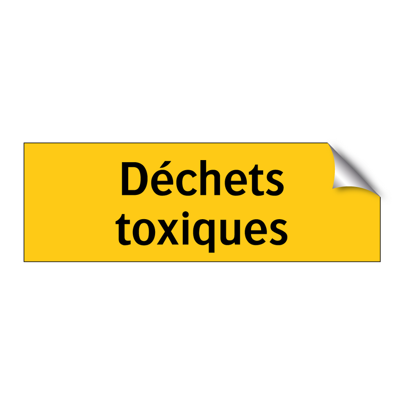 Déchets toxiques