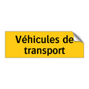Véhicules de transport