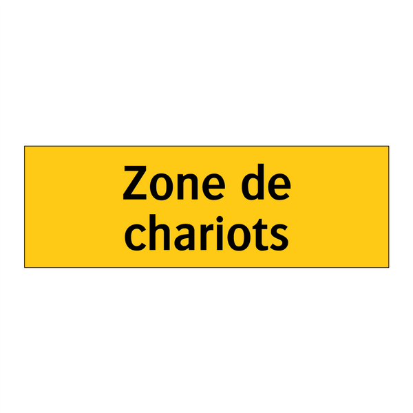 Zone de chariots
