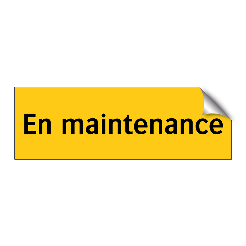 En maintenance
