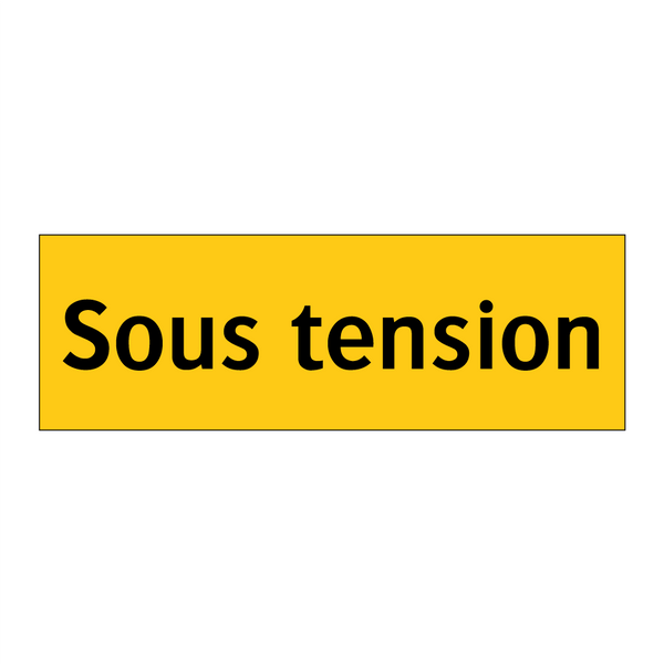 Sous tension