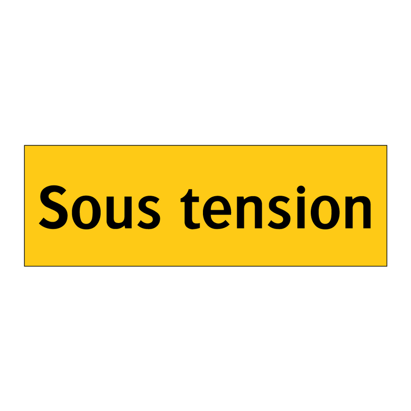 Sous tension