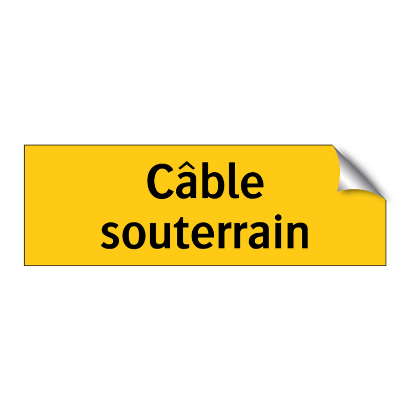 Câble souterrain