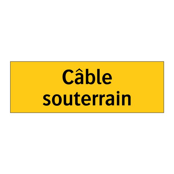 Câble souterrain