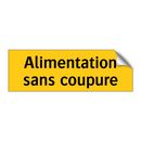 Alimentation sans coupure