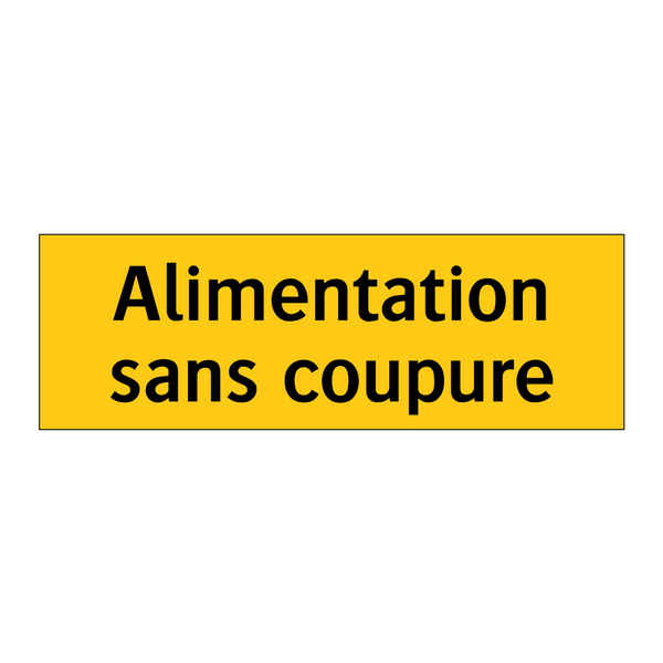 Alimentation sans coupure