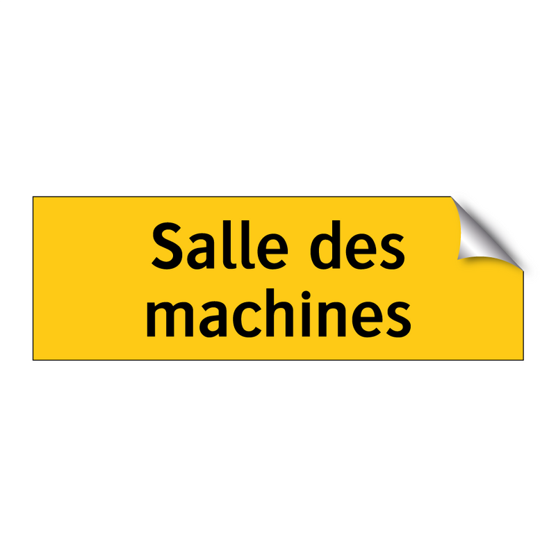Salle des machines