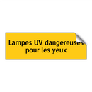 Lampes UV dangereuses pour les yeux
