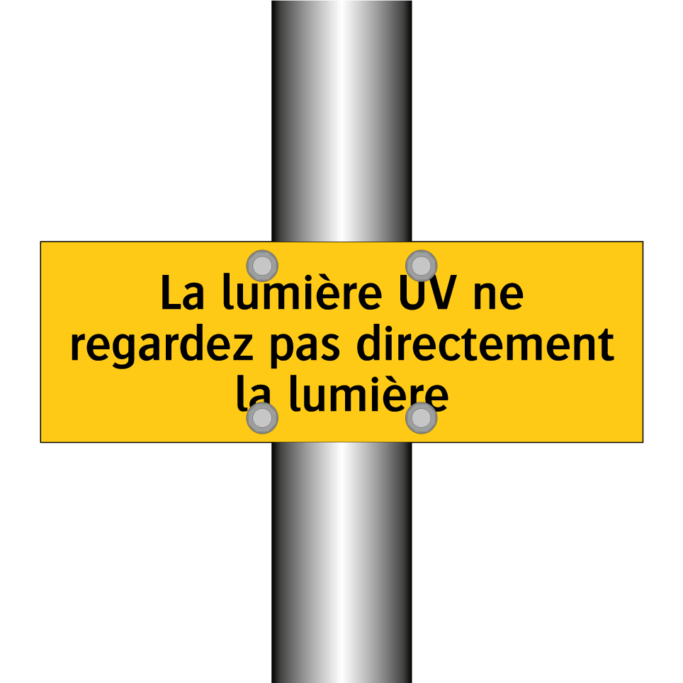 La lumière UV ne regardez pas directement la lumière