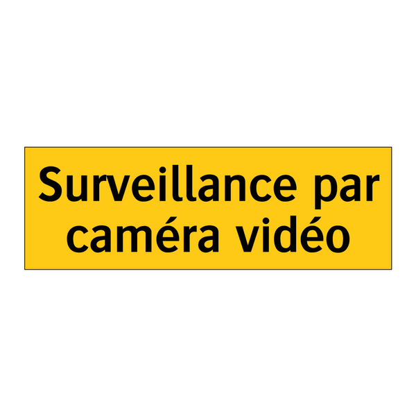 Surveillance par caméra vidéo