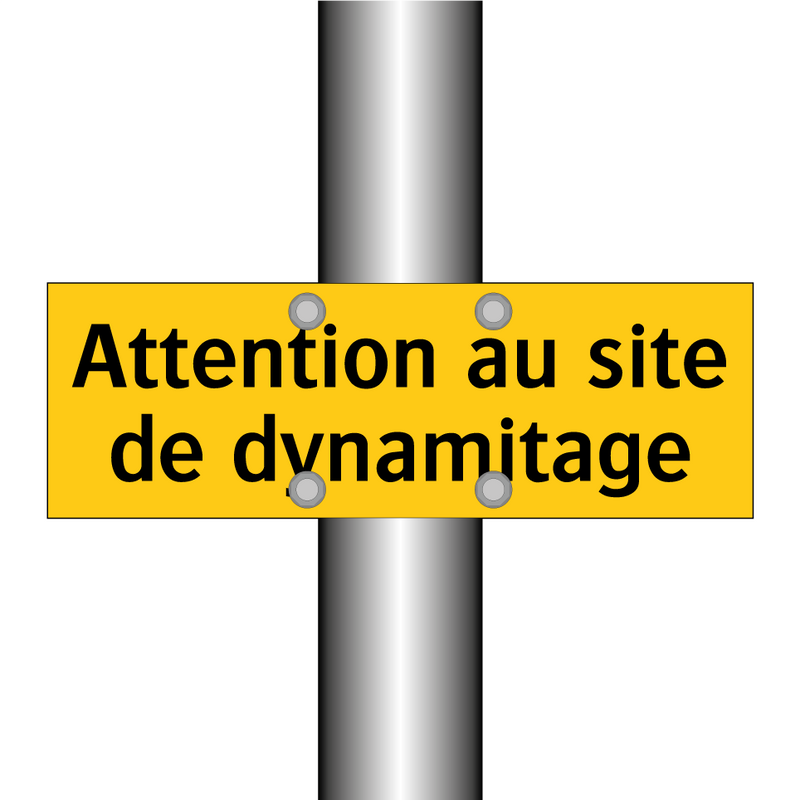 Attention au site de dynamitage