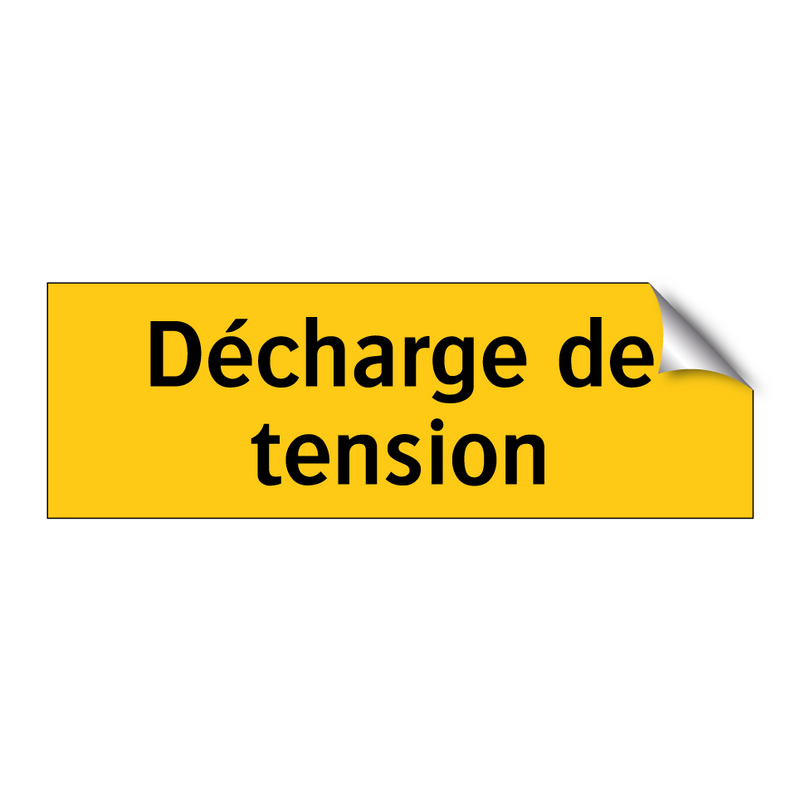 Décharge de tension