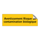 Avertissement Risque de contamination biologique