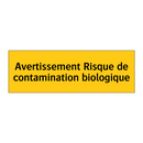 Avertissement Risque de contamination biologique
