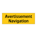 Avertissement Navigation