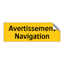 Avertissement Navigation