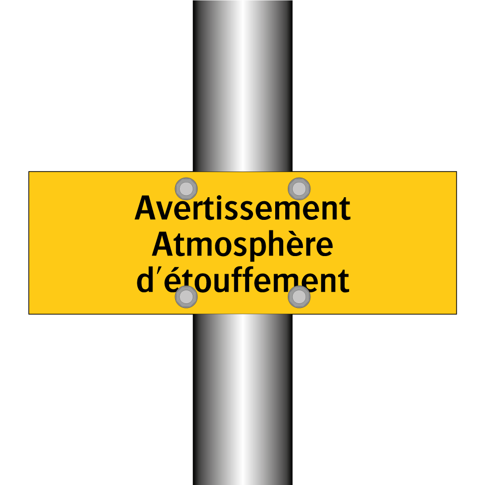 Avertissement Atmosphère d'étouffement