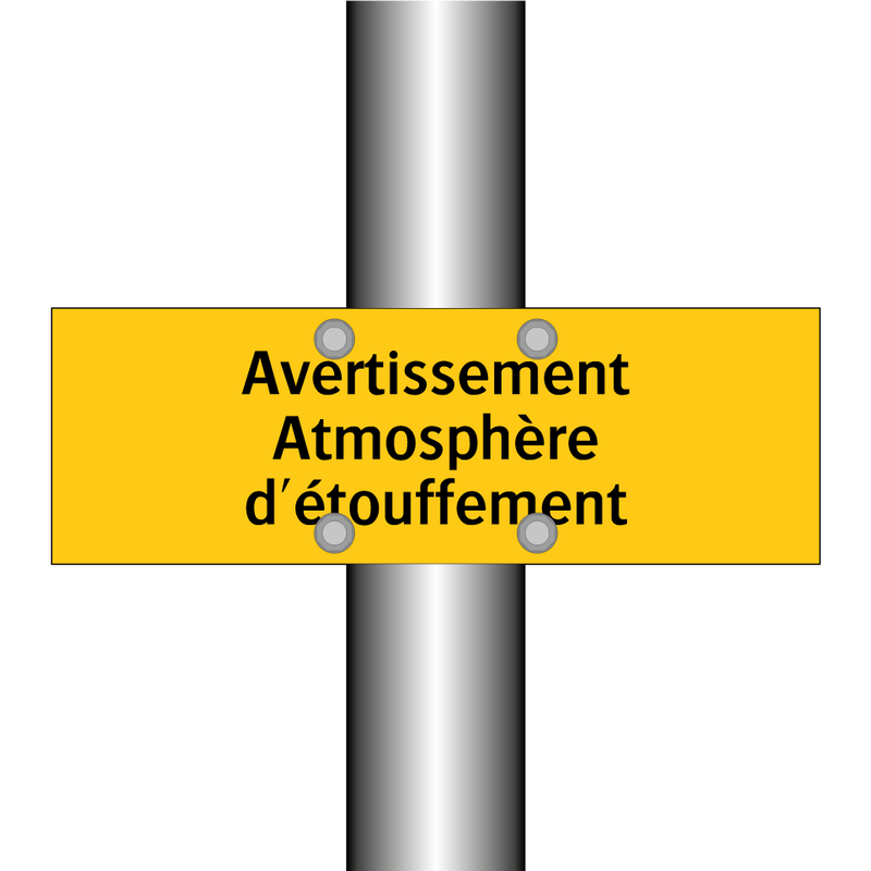 Avertissement Atmosphère d'étouffement
