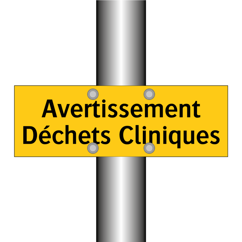 Avertissement Déchets Cliniques
